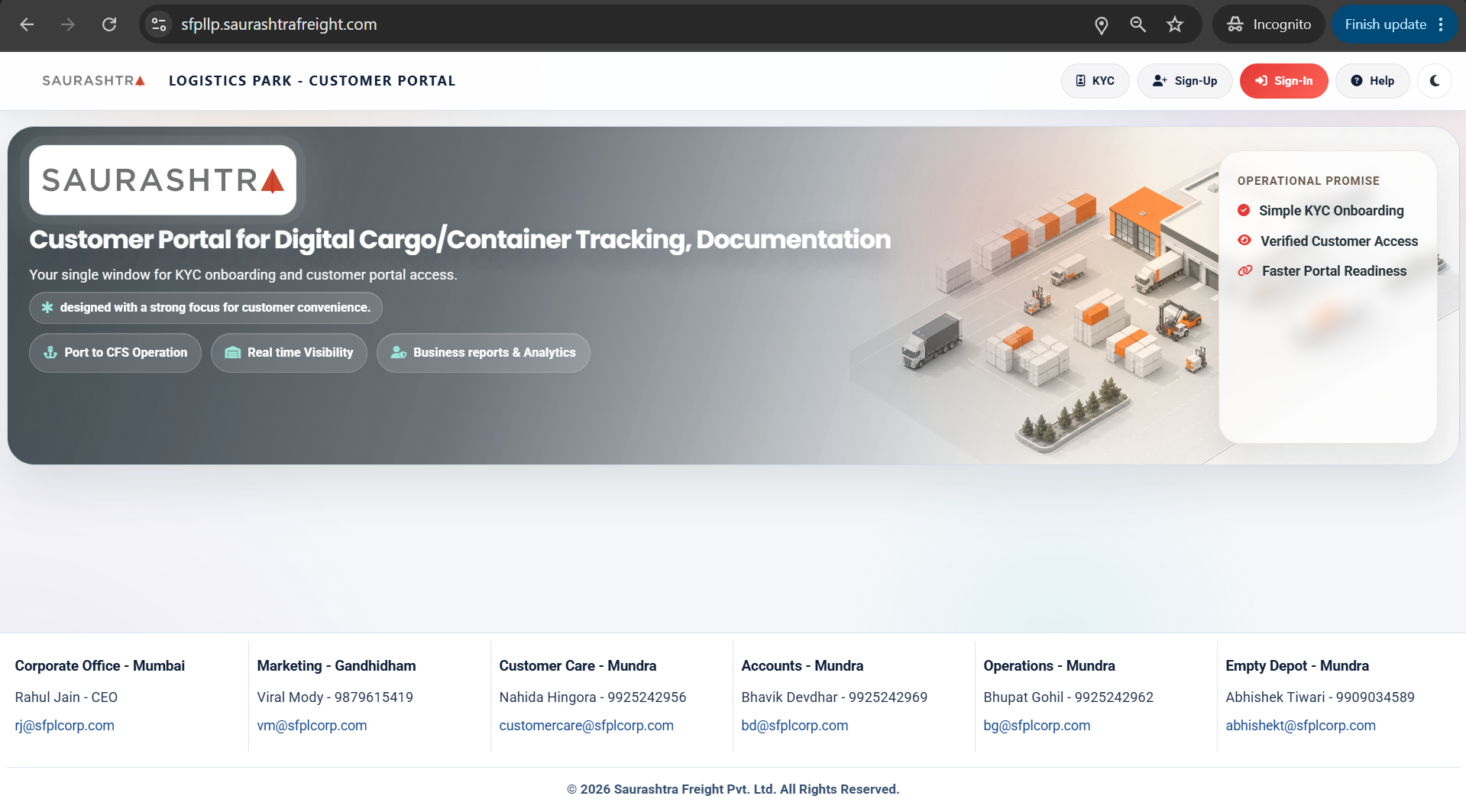 Landing Page Overview